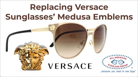 versace eyeglasses parts|versace glasses logo replacement.